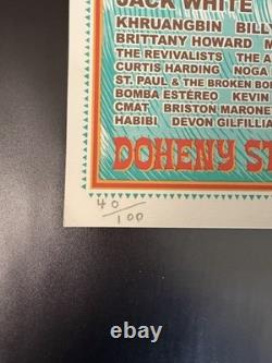 2022 Ohana Festival Eddie Vedder Pearl Jam AP Poster Signed/#'d By Ben Brown