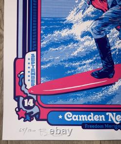 2022 Pearl Jam Poster Camden Nj Philadelphia S/n Mint Ames Bros