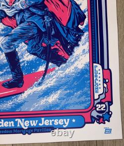 2022 Pearl Jam Poster Camden Nj Philadelphia S/n Mint Ames Bros