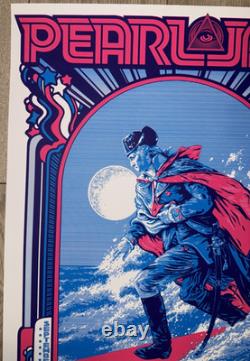 2022 Pearl Jam Poster Camden Nj Philadelphia S/n Mint Ames Bros
