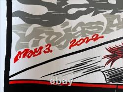2022 Pearl Jam Ward Sutton Official Concert Poster Gig San Diego Show
