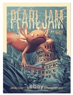2023 PEARL JAM Poster 09/19/23 Austin, TX Shawn Ryan Show Edition SOLD OUT