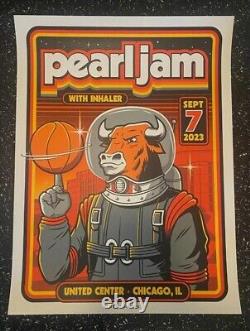2023 Pearl Jam Merch Package 5 Posters Jersey BB T-Shirt Jacket Sticker IL Plate