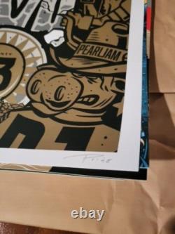 2023 Pearl Jam Tour Poster Travis Price S/N Artist Print XX/100