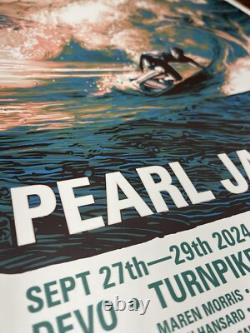 2024 Ohana Festival Poster Variant #/100 Pearl Jam Alanis Sting Devo SHIPS FREE