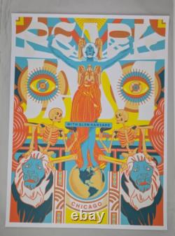 2024 Pearl Jam MISPRINT Poster Justine McAllister Wrigley Chicago ONE OF A KIND