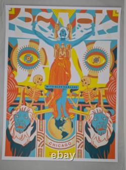 2024 Pearl Jam MISPRINT Poster Justine McAllister Wrigley Chicago ONE OF A KIND