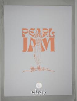2024 Pearl Jam MISPRINT Poster Justine McAllister Wrigley Chicago ONE OF A KIND