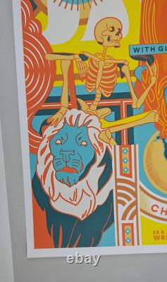 2024 Pearl Jam MISPRINT Poster Justine McAllister Wrigley Chicago ONE OF A KIND