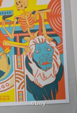 2024 Pearl Jam MISPRINT Poster Justine McAllister Wrigley Chicago ONE OF A KIND