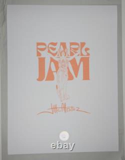 2024 Pearl Jam MISPRINT Poster Justine McAllister Wrigley Chicago ONE OF A KIND