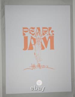 2024 Pearl Jam MISPRINT Poster Justine McAllister Wrigley Chicago ONE OF A KIND