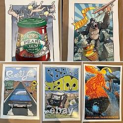 5 Pearl Jam Posters! 2006 Australia Ken Taylor White Greulich Eddie Vedder