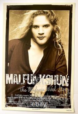 ANDREW WOOD Malfunkshun movie poster 2005 MOTHER LOVE BONE / PEARL JAM RARE