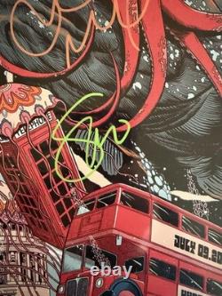 AUTOGRAPHED-PEARL JAM 2022 Hyde Park Concert Poster Mike McCready/Stone Gossard