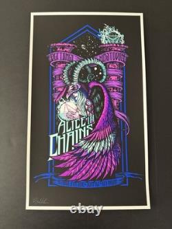 Alice In Chains 2010 Seattle Poster Brad Klausen Signed Numbered Artist Edition