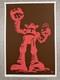 Ames Bros Destroyers Giant Robot Brand Poster Signed! Rare! Pearl Jam