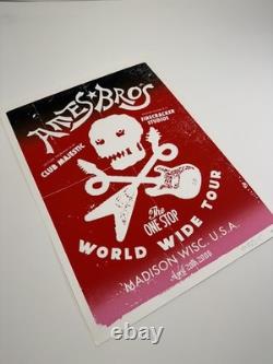 Ames Bros Pearl Jam One Stop World Wide Tour Poster Show AP! Silk Screen Print