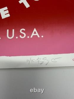 Ames Bros Pearl Jam One Stop World Wide Tour Poster Show AP! Silk Screen Print