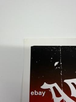 Ames Bros Pearl Jam One Stop World Wide Tour Poster Show AP! Silk Screen Print