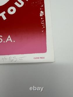 Ames Bros Pearl Jam One Stop World Wide Tour Poster Show AP! Silk Screen Print