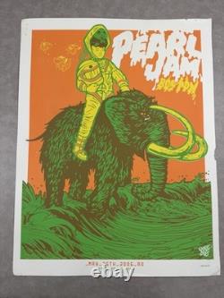 Ames Bros Pearl Jam Poster Boston May 25 2006 Night One Silk Screen Print