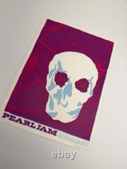 Ames Bros Silk Screen Pearl Jam Concert Poster Signed Numbered Artist Proof Rare