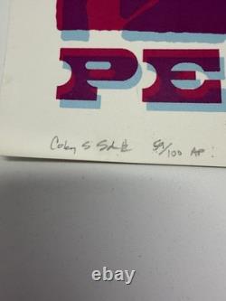 Ames Bros Silk Screen Pearl Jam Concert Poster Signed Numbered Artist Proof Rare