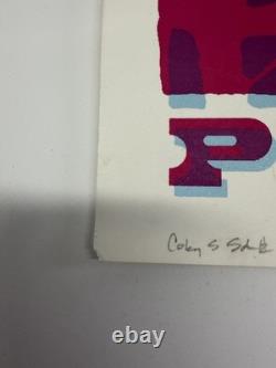 Ames Bros Silk Screen Pearl Jam Concert Poster Signed Numbered Artist Proof Rare