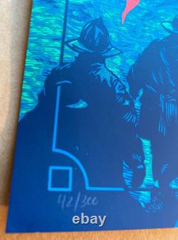 Authentic PEARL JAM Fenway Boston 2024 Screen Print AP Poster SIGNED S/N #/300