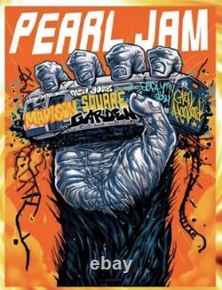 BOTH MSG Posters Pearl Jam Sep 3 & 4, 2024 Madison Square Garden New York City