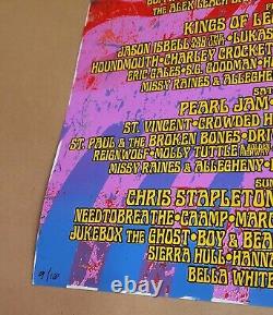 Bourbon & Beyond Poster Signed/Numbered By Artist TAZ Pearl Jam Stapleton 2022