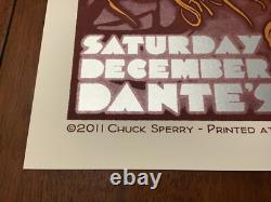Chuck Sperry Jerry Joseph poster Portland 2011 Mint #69/100 Emek Phish Pearl Jam