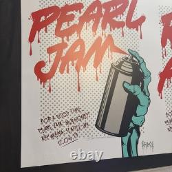 DFACE x PEARL JAM'Riot Act' Double-Screen Print (The best of the series!) Sign