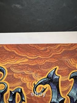 EMEK Eddie Vedder Santa Barbara 2011 poster A/P signed doodled pearl jam print