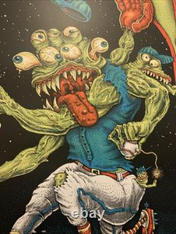 EMEK PEARL JAM Concert Poster 7/19/13 Wrigley Field Chicago 2013 Show Edition