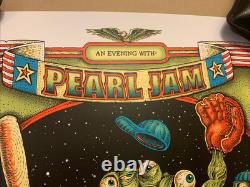 EMEK PEARL JAM Concert Poster 7/19/13 Wrigley Field Chicago 2013 Show Edition