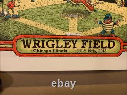 EMEK PEARL JAM Concert Poster 7/19/13 Wrigley Field Chicago 2013 Show Edition