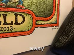 EMEK PEARL JAM Concert Poster 7/19/13 Wrigley Field Chicago 2013 Show Edition