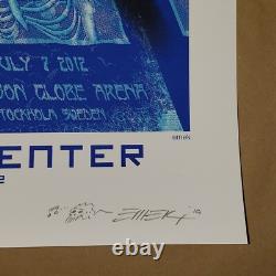 EMEK Pearl Jam Live in Two Dimensions SIGNED Poster Screen Print #32/115 Vedder