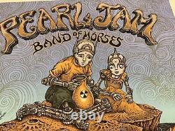 EMEK Pearl Jam poster Kansas 2010 SE NM Sperry Klausen Emek Phish Band OF Horses