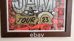 EXCLUSIVE Numbered Pearl Jam Ten Club 2023 Tour Poster Artist Travis Price