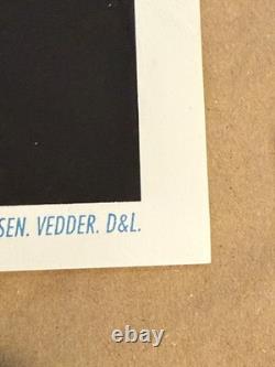 Eddie Vedder 2008 Summer Tour Brad Klausen Batmobile Poster