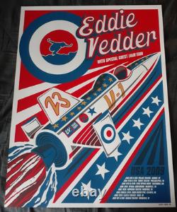 Eddie Vedder 2009 Solo Tour Poster Evel Rocket Brad Klausen! Pearl Jam