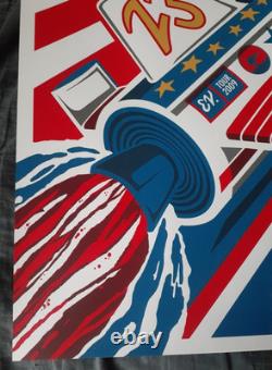 Eddie Vedder 2009 Solo Tour Poster Evel Rocket Brad Klausen! Pearl Jam