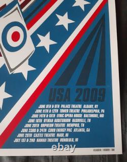 Eddie Vedder 2009 Solo Tour Poster Evel Rocket Brad Klausen! Pearl Jam