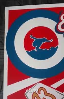 Eddie Vedder 2009 Solo Tour Poster Evel Rocket Brad Klausen! Pearl Jam