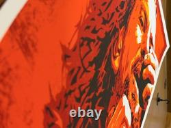 Eddie Vedder 2010 Screenprint Art Poster by Joshua Budich Pearl Jam #7/200 Rare