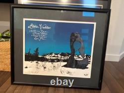 Eddie Vedder Chicago 2008 Poster AP Signed by Both S/N