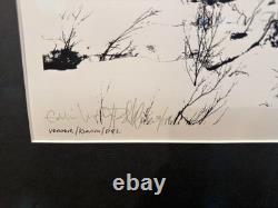 Eddie Vedder Chicago 2008 Poster AP Signed by Both S/N